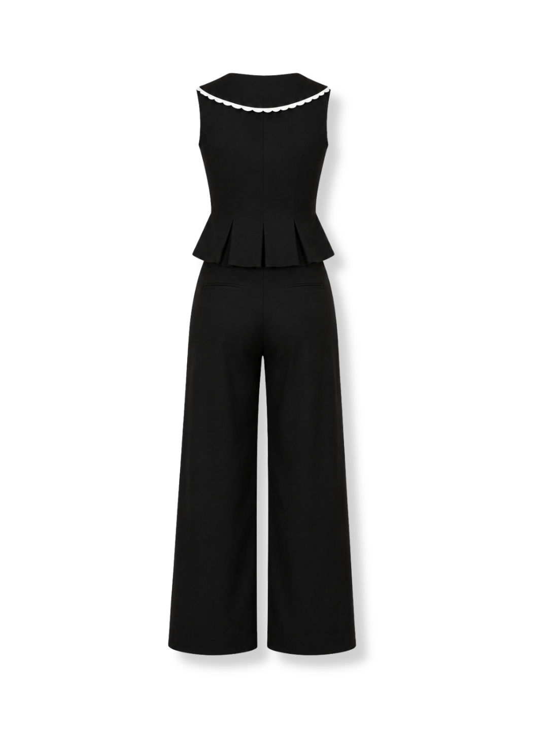 OMG-ST25-145W Conjunto wide leg Negro 4