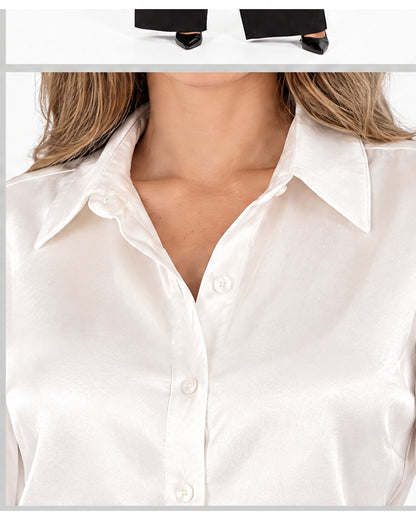 Camisa satinada