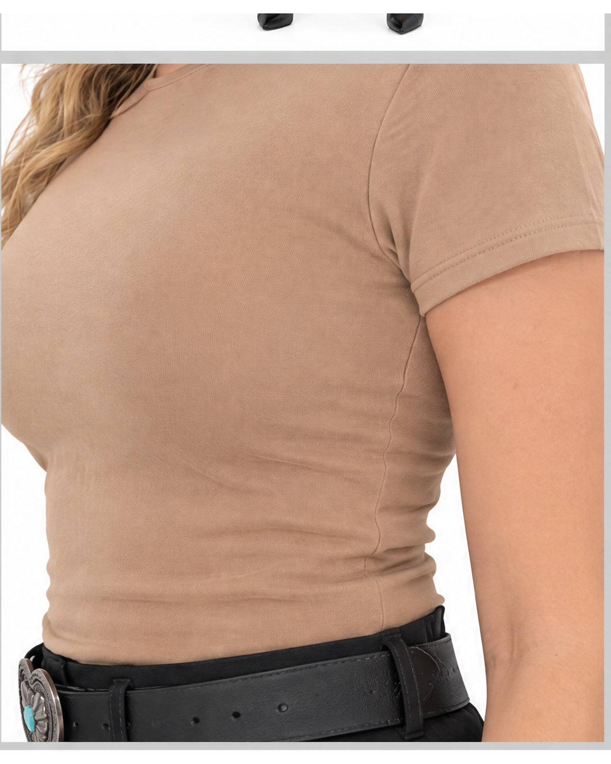 Blusa básica (plus)