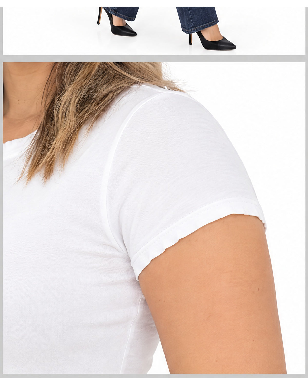 Blusa básica ajustada