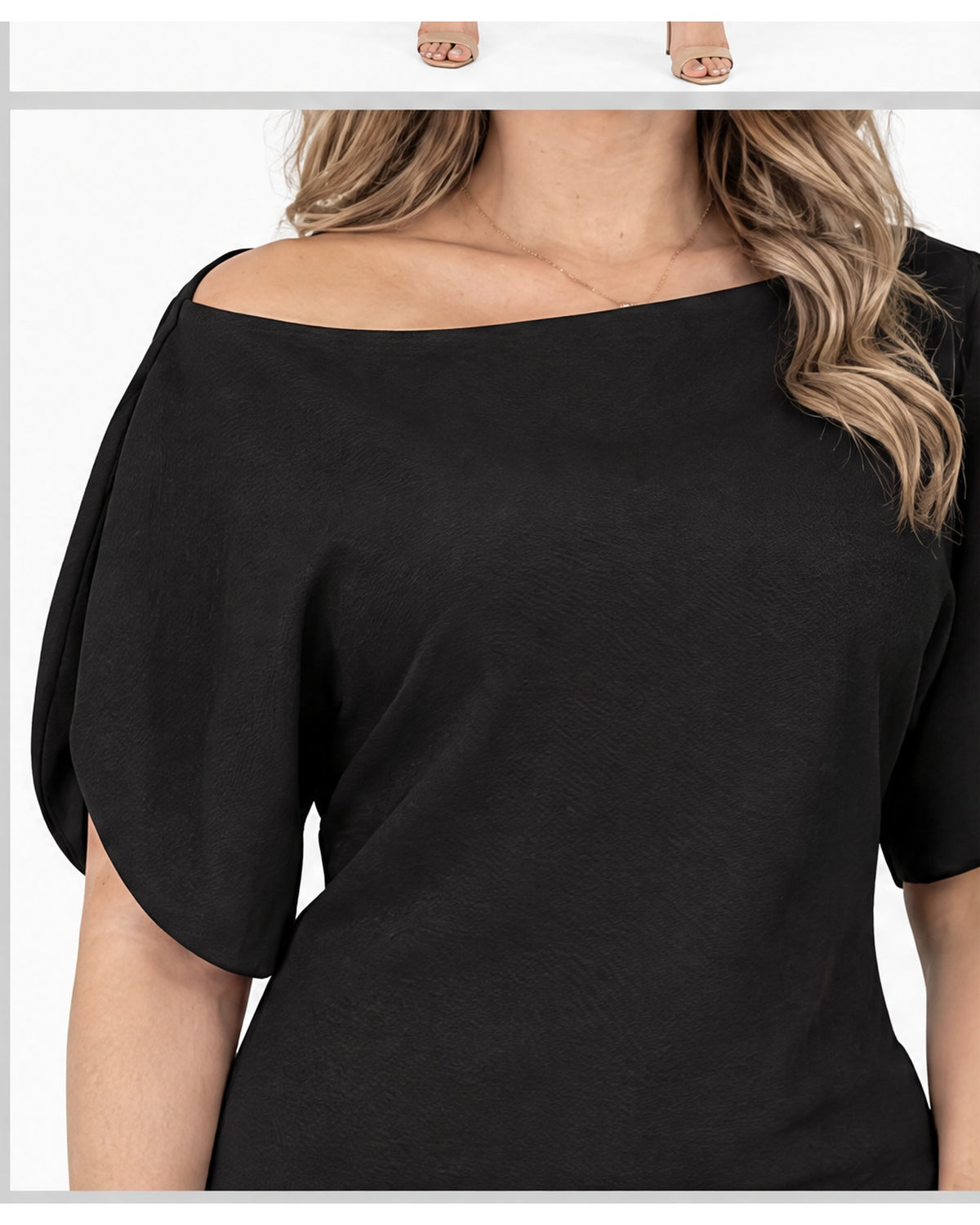 Blusa mangas tulipán