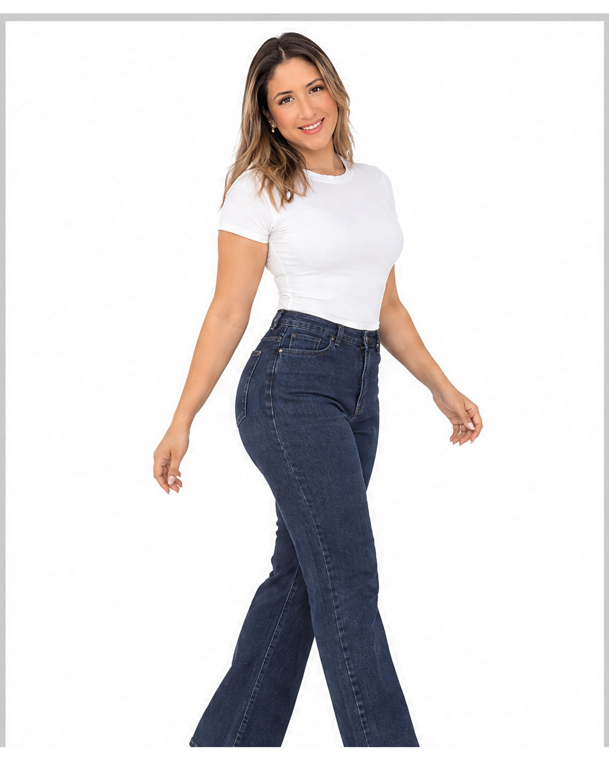 Blusa básica ajustada