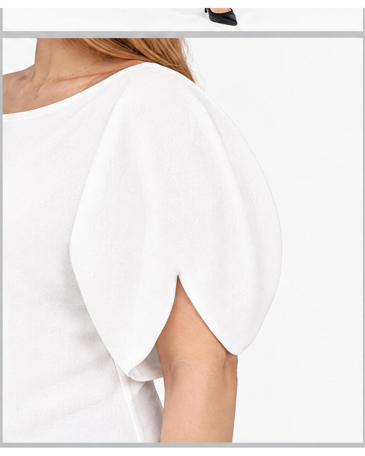Blusa mangas tulipán
