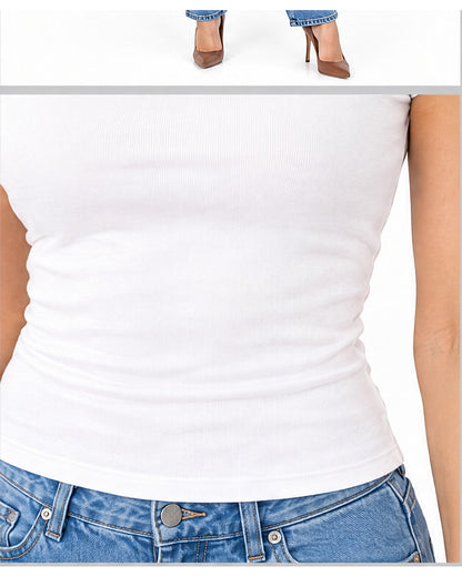 Blusa básica manga corta