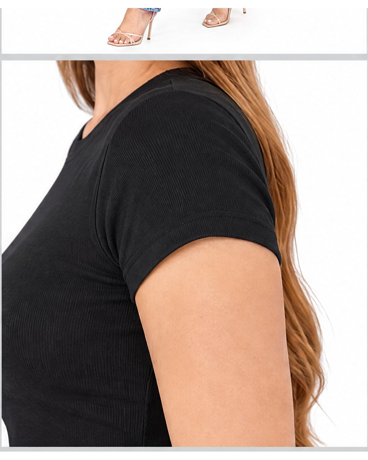 Blusa básica manga corta