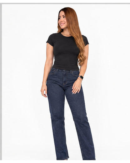 Blusa básica ajustada