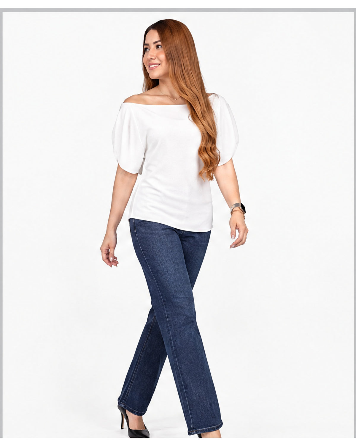 Blusa mangas tulipán