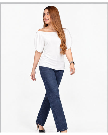 Blusa mangas tulipán