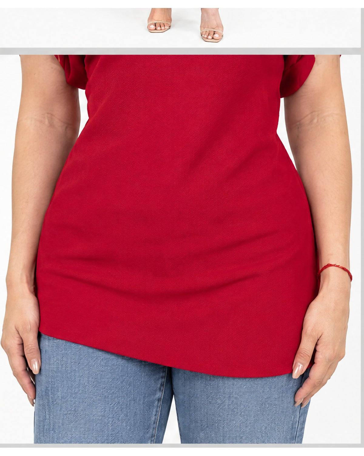 Blusa mangas tulipán