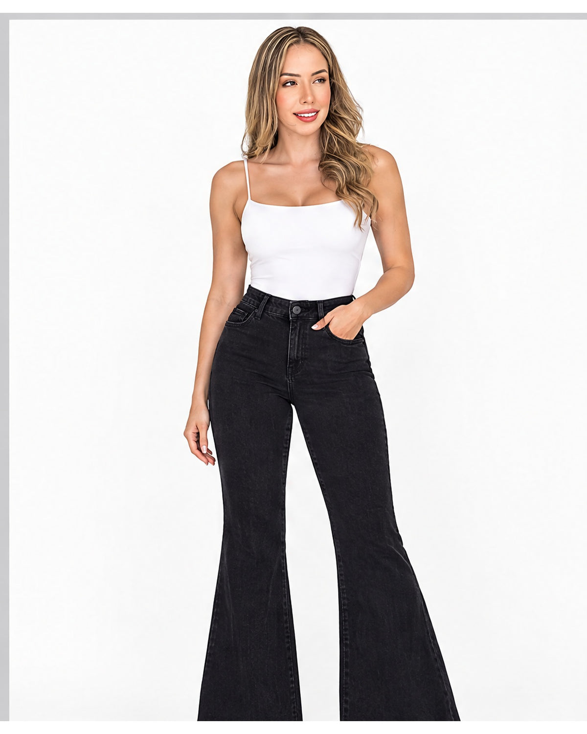 Jeans palazzo flare