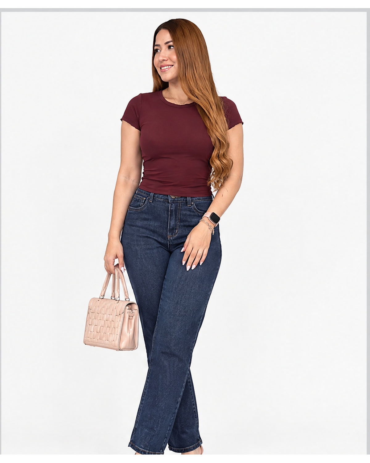 Blusa básica ajustada