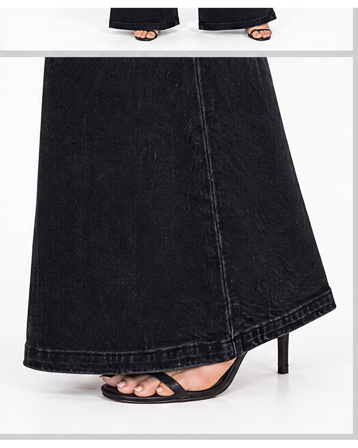 Jeans palazzo flare
