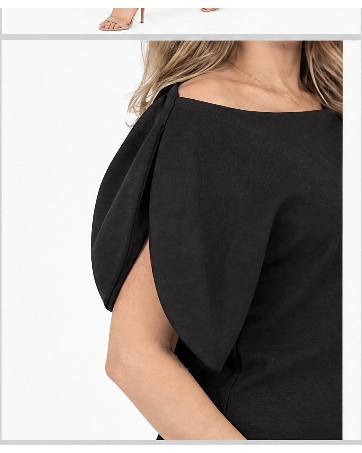 Blusa mangas tulipán