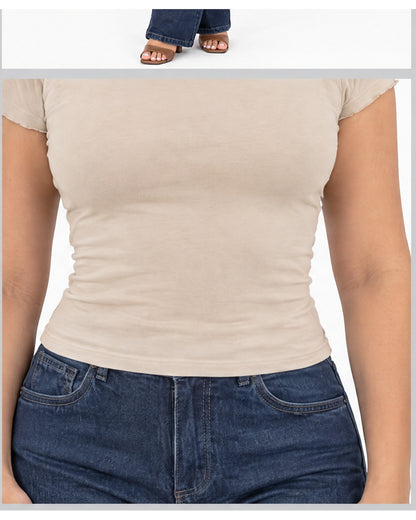 Blusa básica ajustada