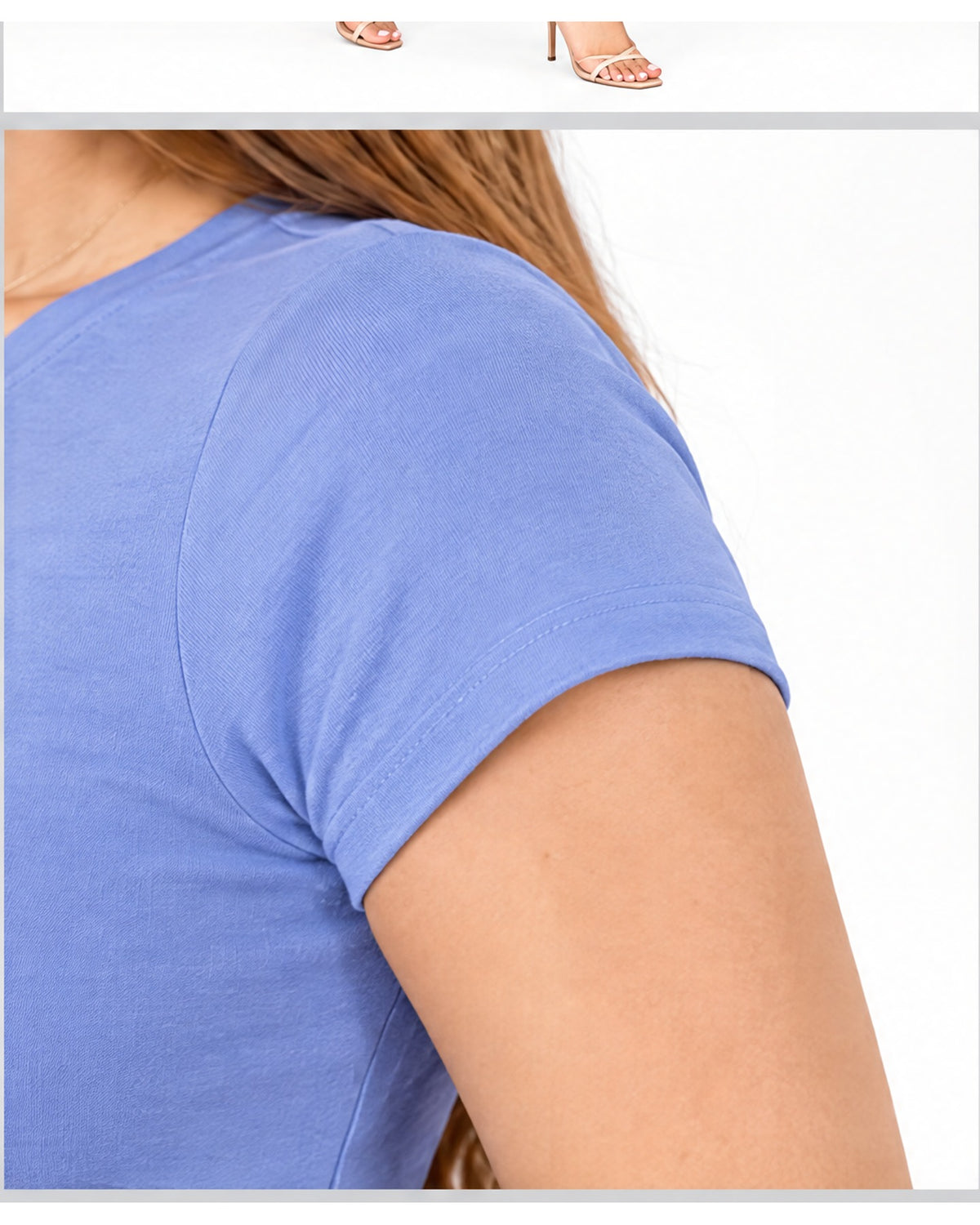 Blusa básica manga corta