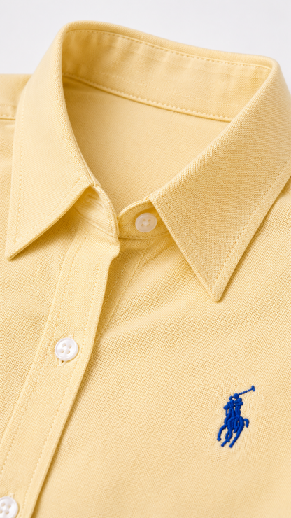 CP-19-113446L Manga corta entallada Amarillo 6