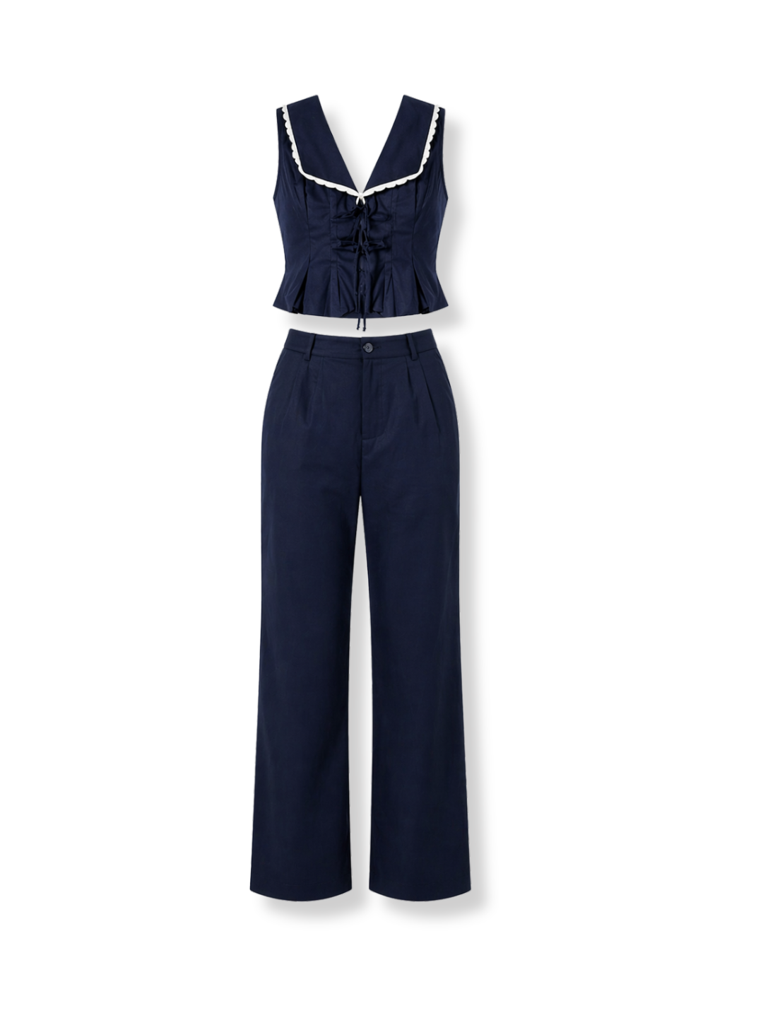 OMG-ST25-145W Conjunto wide leg Azul 3
