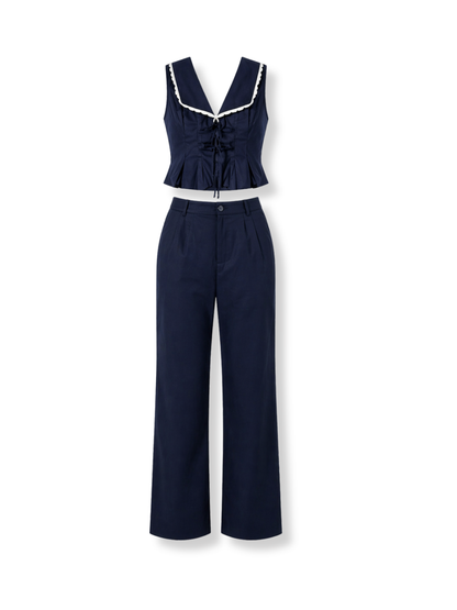 OMG-ST25-145W Conjunto wide leg Azul 3