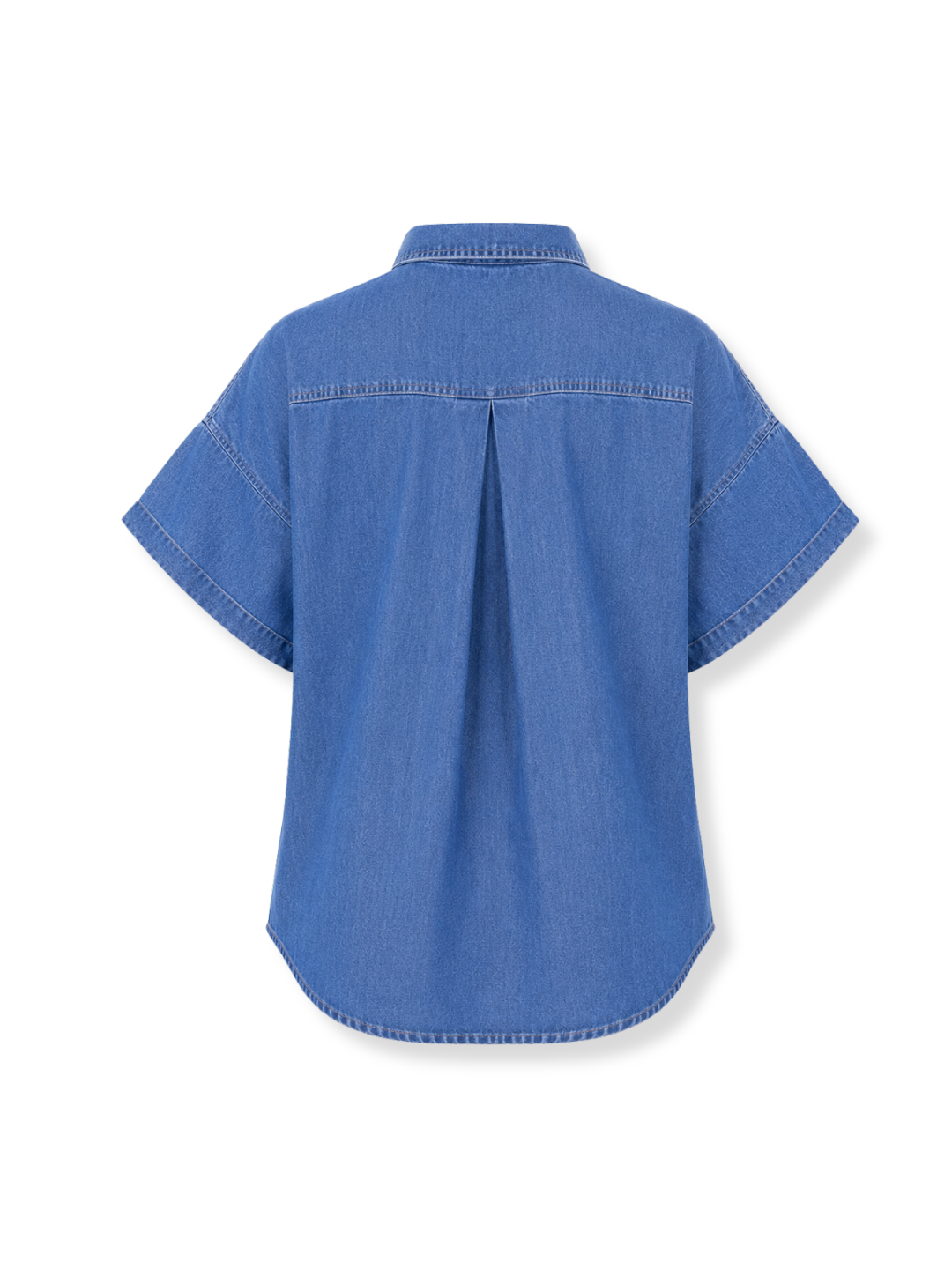 523-L24-140 Blusa denim oversize Azul medio 4