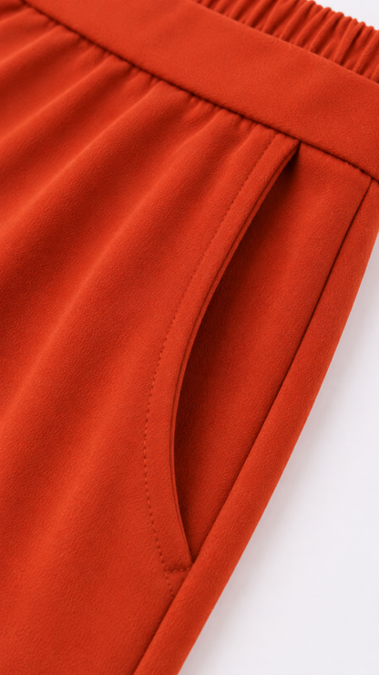 B36854 Conjunto peplum palazzo Terracota 8