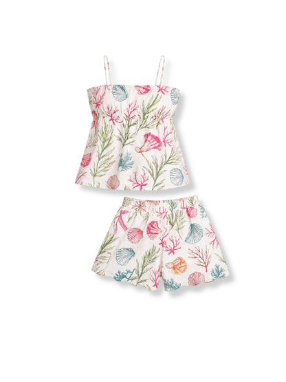 NB-029W Conjunto top short Blanco 1