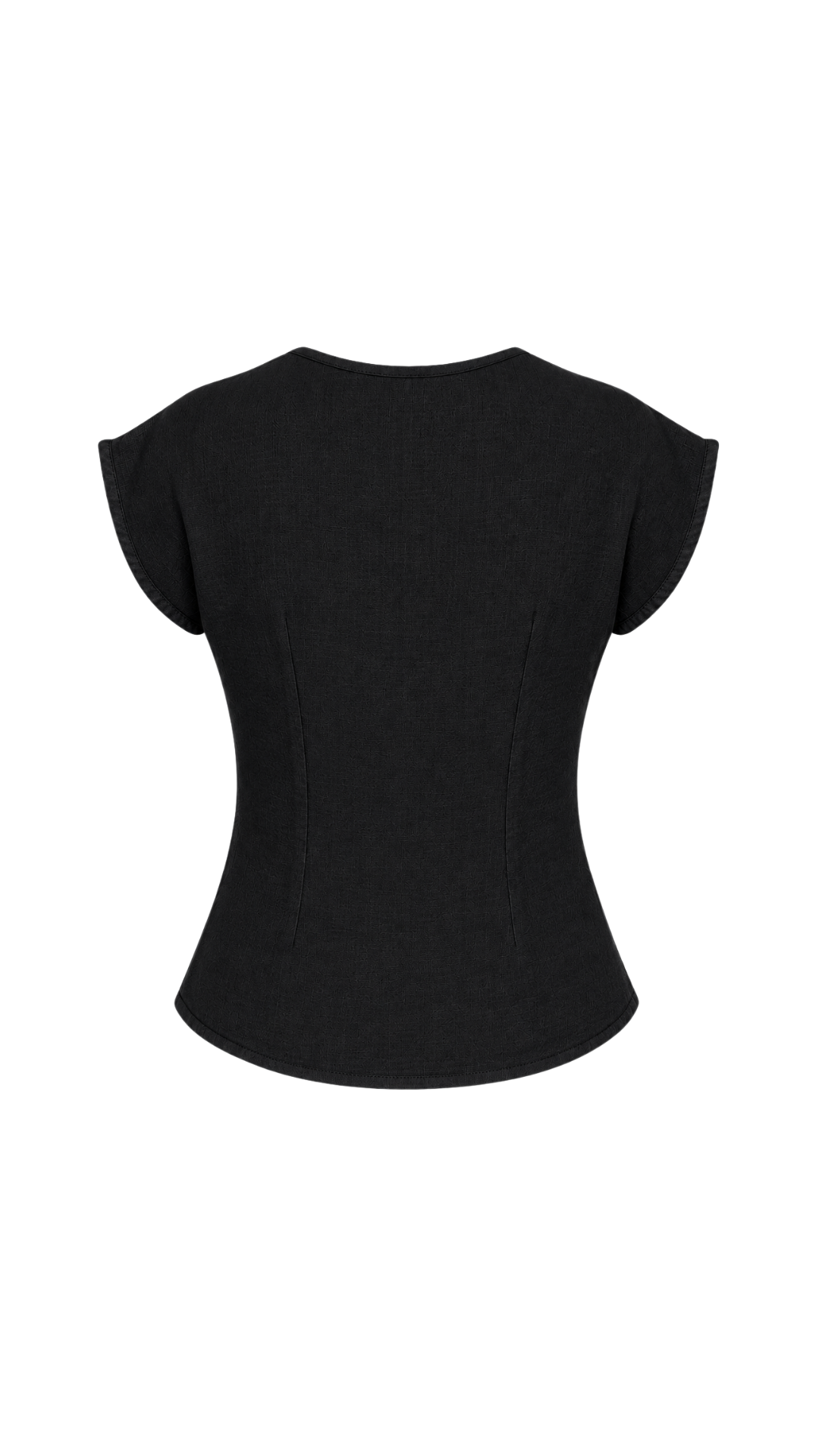 JJ-6573 Peplum cruzada Negro 9