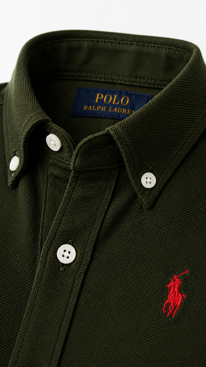 CP-19-113463L Manga larga entallada Verde militar 4
