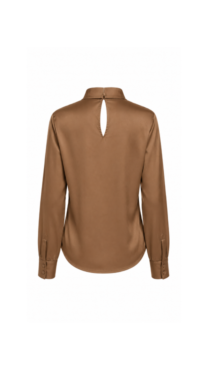 B41933 Manga larga con broche Camel 9