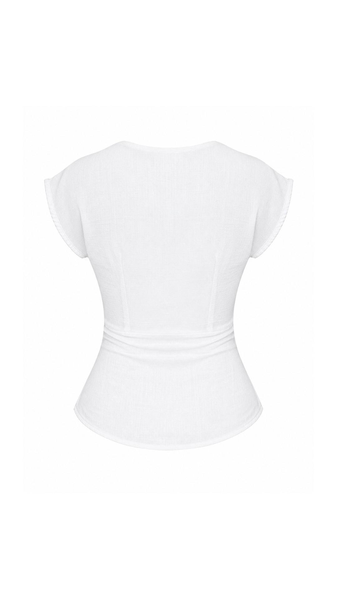 JJ-6573 Peplum cruzada Blanco 9