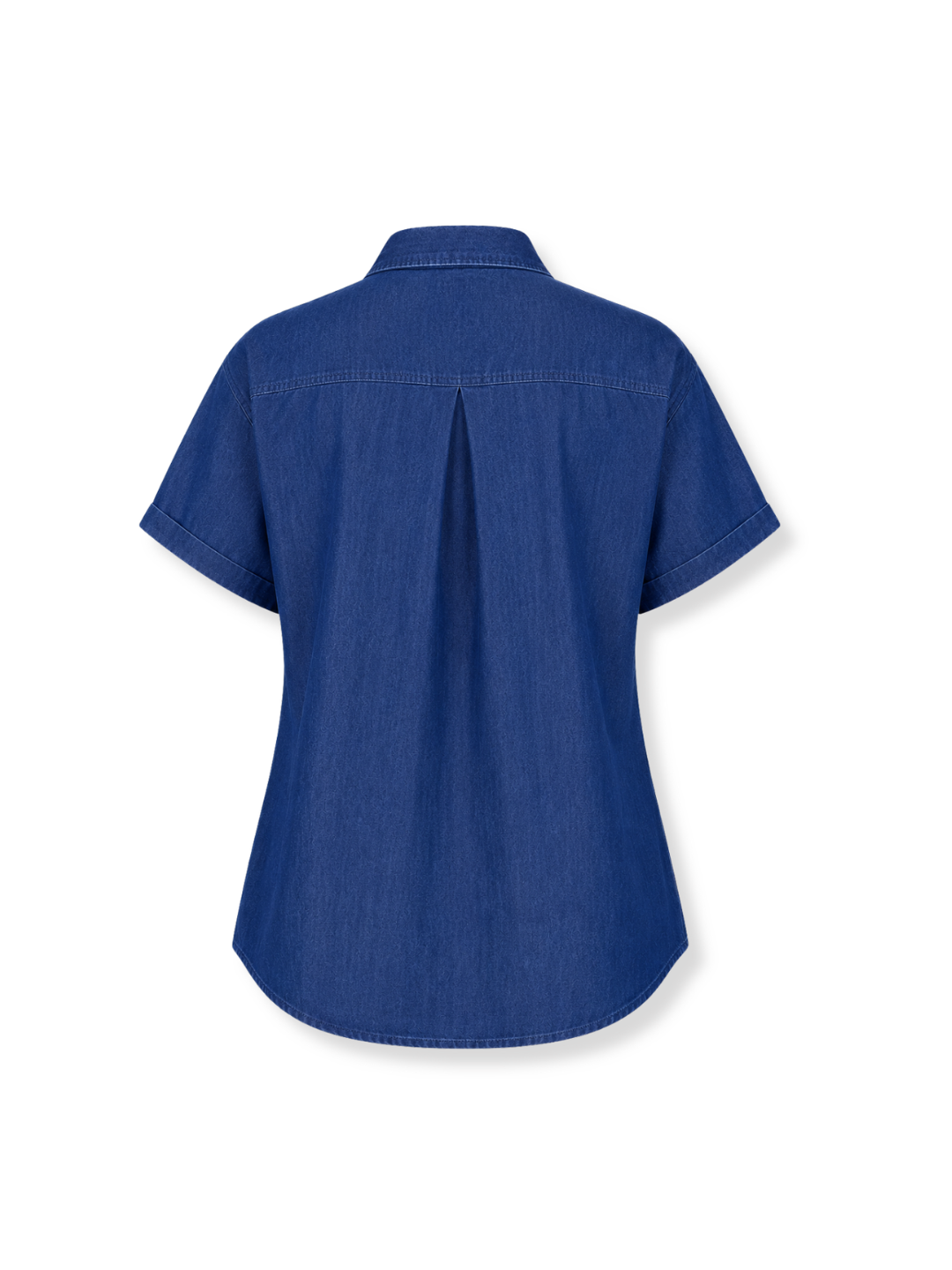 523-L24-140 Blusa denim oversize Azul oscuro 4