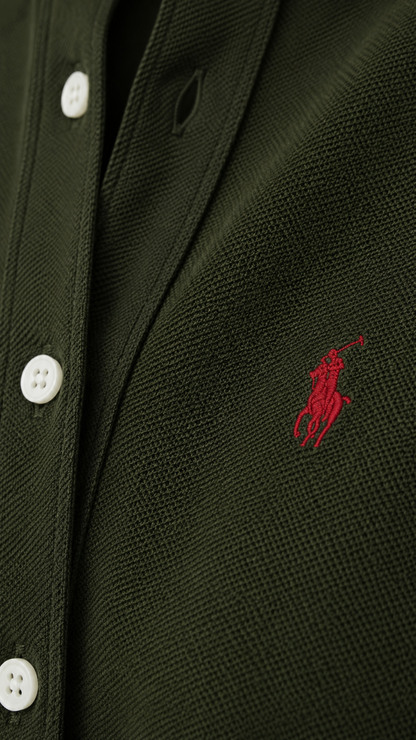 CP-19-113463L Manga larga entallada Verde militar 5