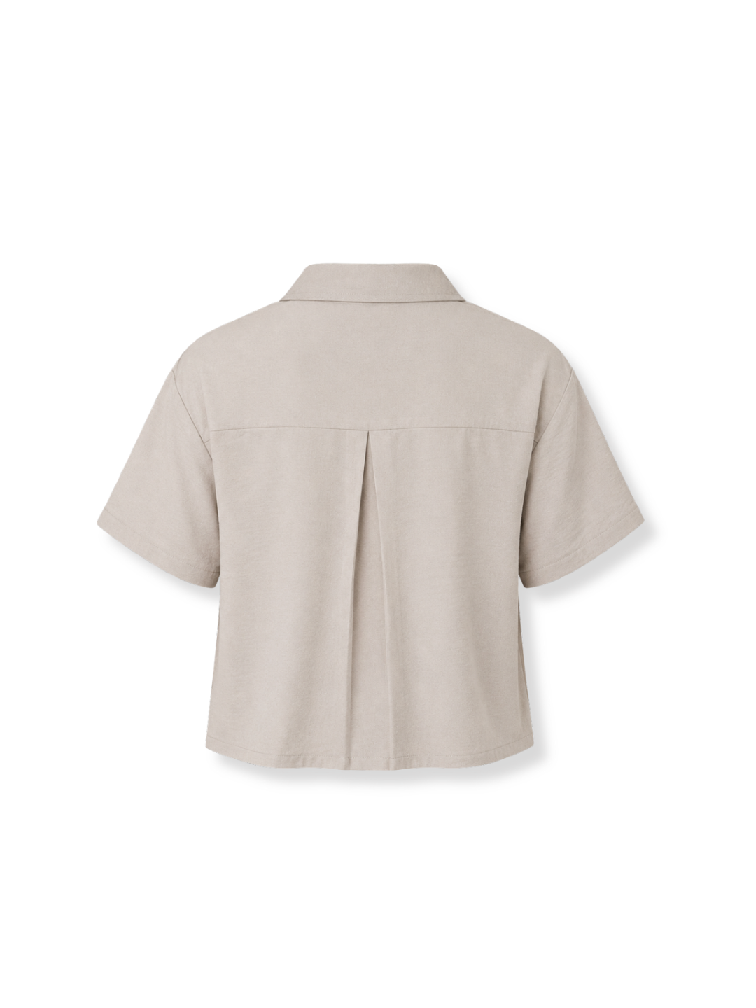 GA8239 Camisa crop Beige 4