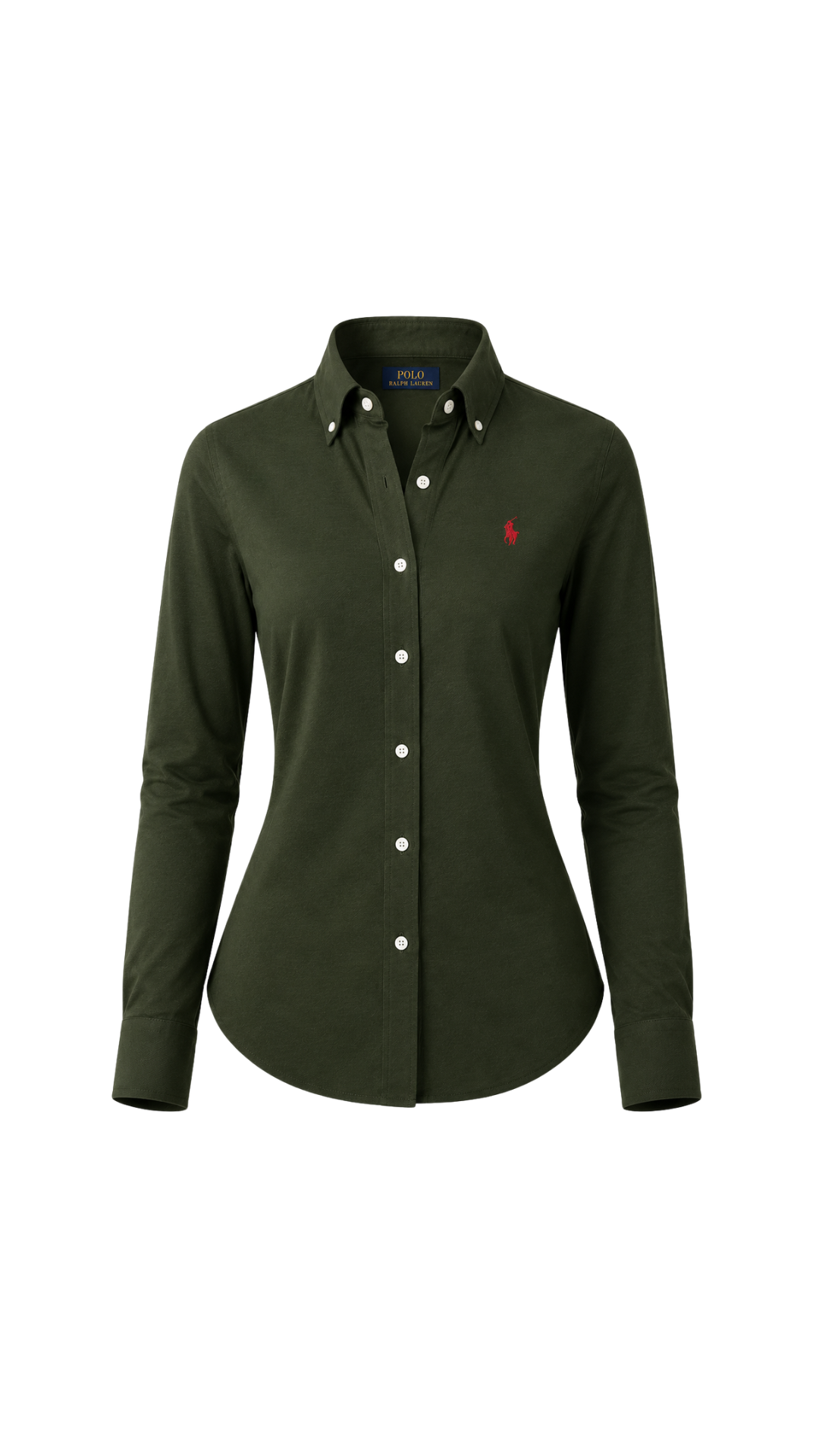 CP-19-113463L Manga larga entallada Verde militar 8