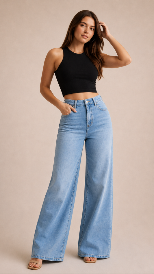 10960-60561 Wide leg - frontal modelo