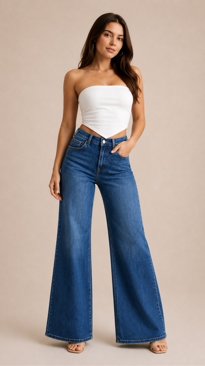 10149-63724 Wide leg - frontal modelo