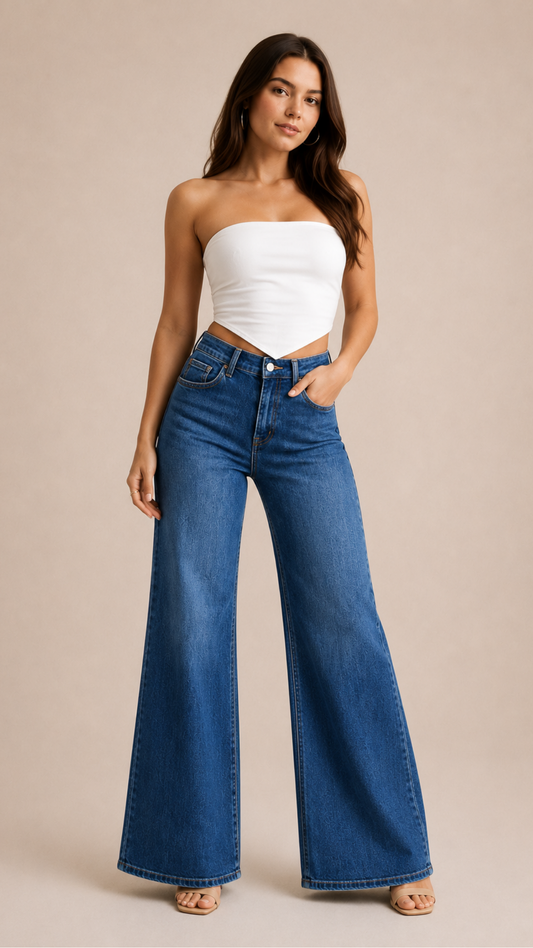 10149-63724 Wide leg - frontal modelo