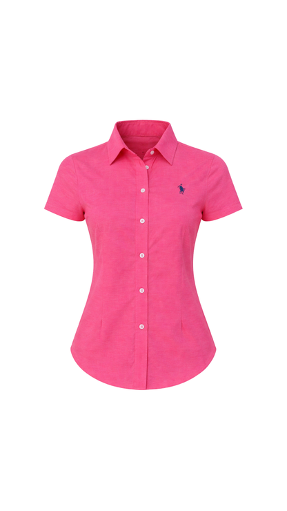 CP-19-113446L Manga corta entallada Fucsia 8