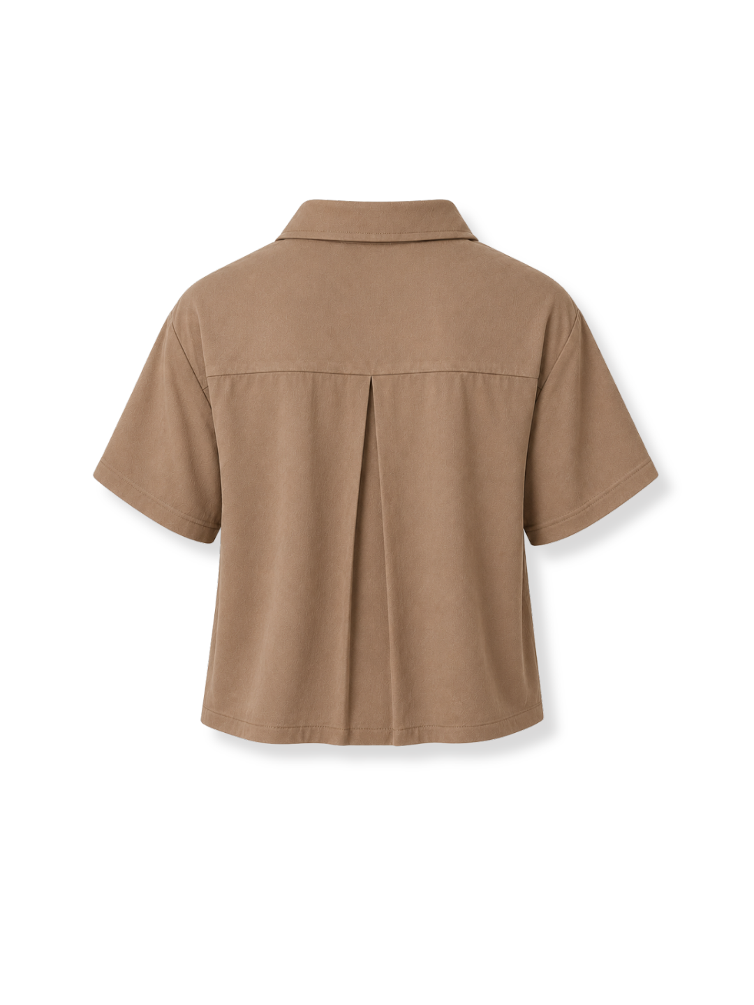 GA8239 Camisa crop Café 4