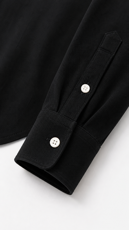 CP-19-113463L Manga larga entallada Negro 5