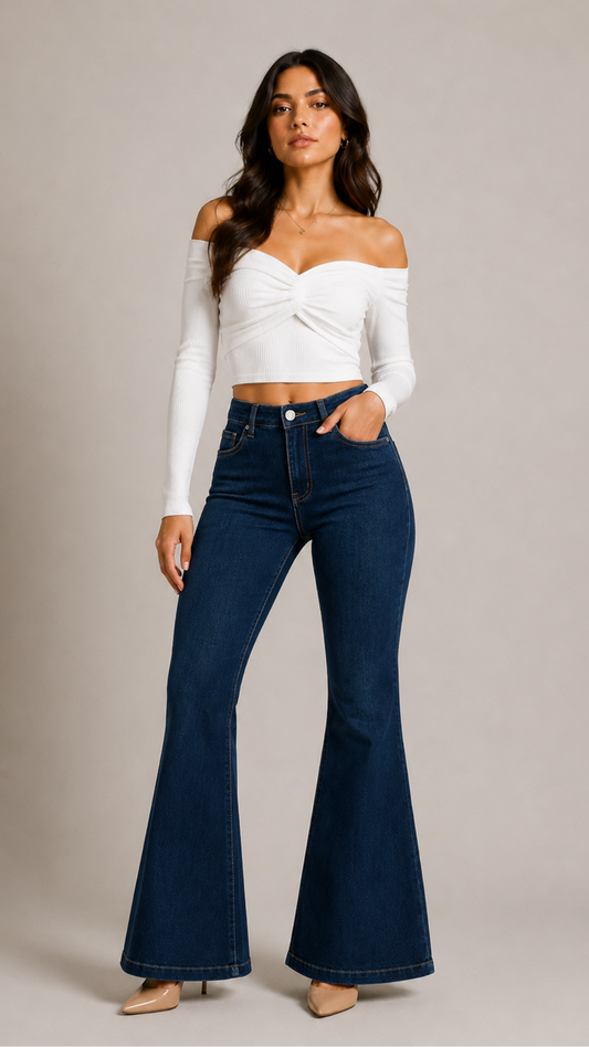 05738-61871 Palazzo flare - frontal modelo