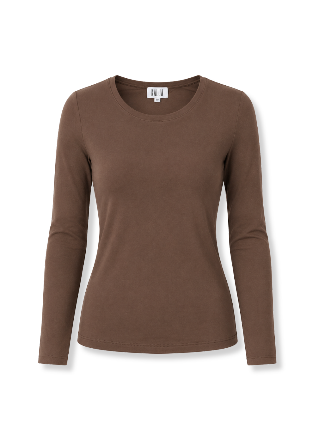 DK-5018-Q3 Camiseta basica ML Café 3
