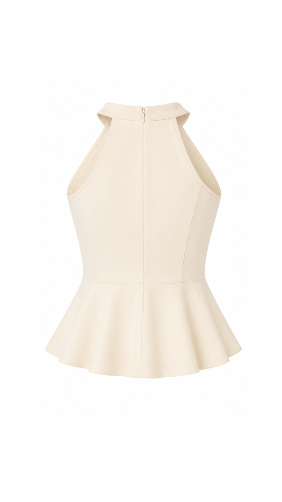 CT1378-4 Halter peplum con lazos 4