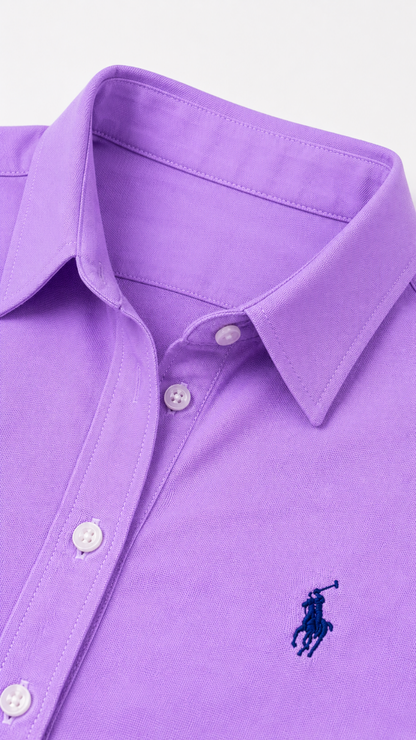 CP-19-113446L Manga corta entallada Morado 6