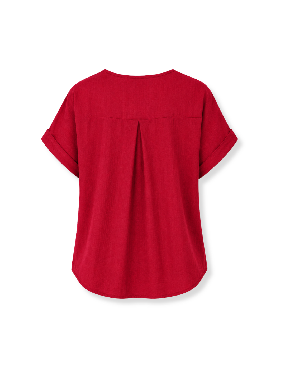 K-110 Blusa cuello V Rojo 4