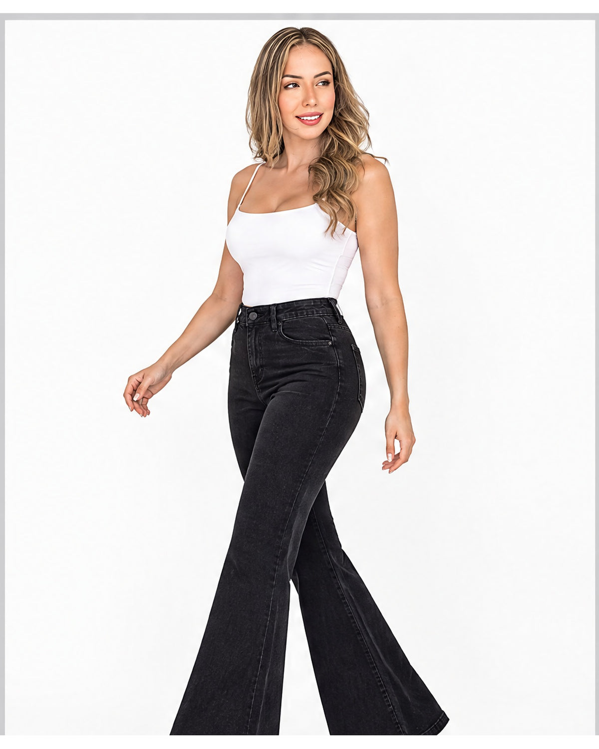 Jeans palazzo flare
