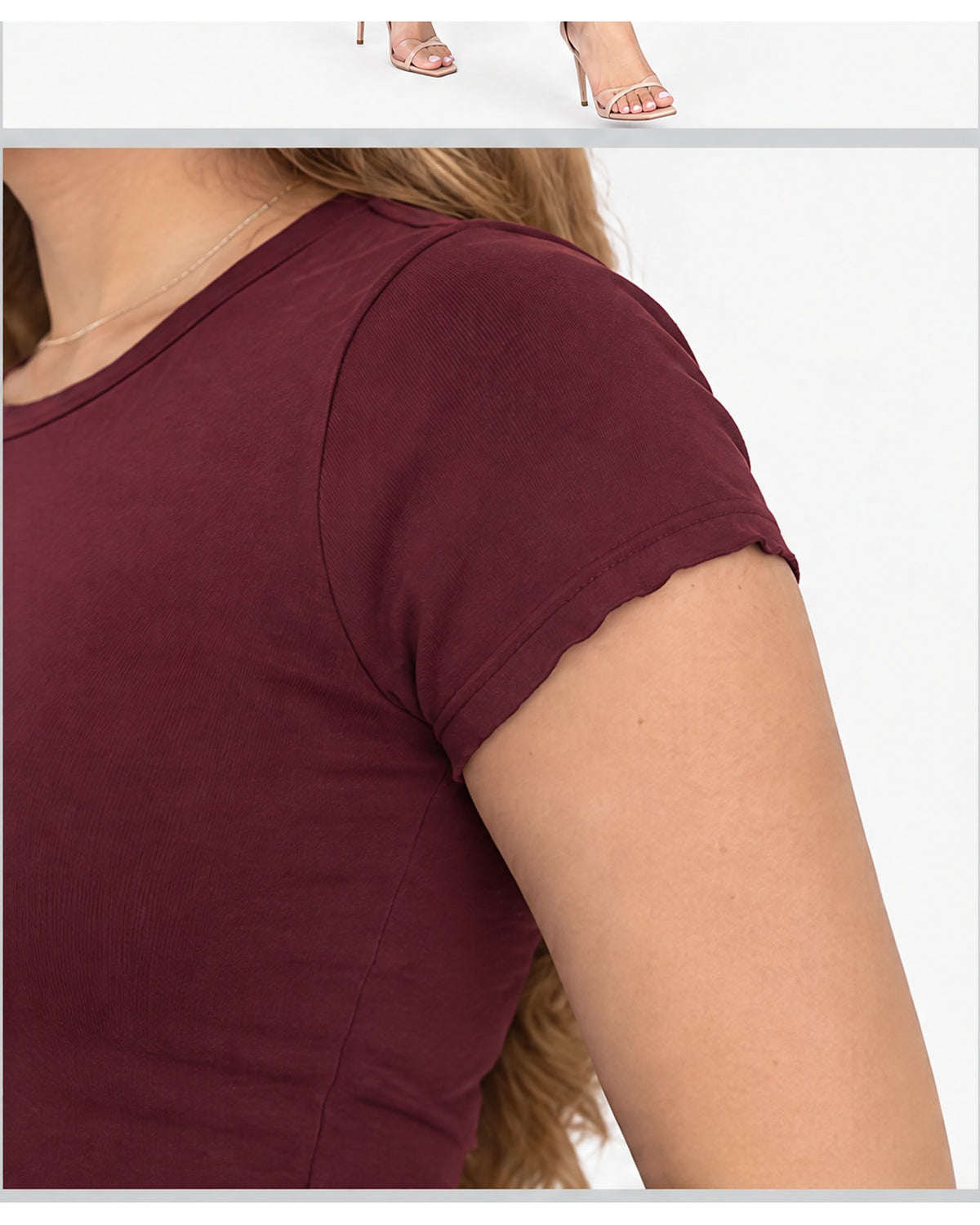 Blusa básica ajustada