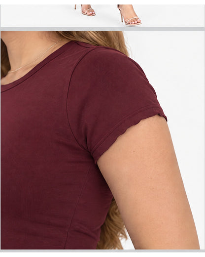 Blusa básica ajustada