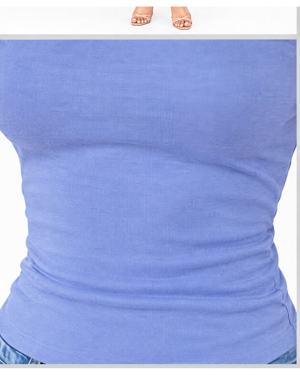 Blusa básica manga corta