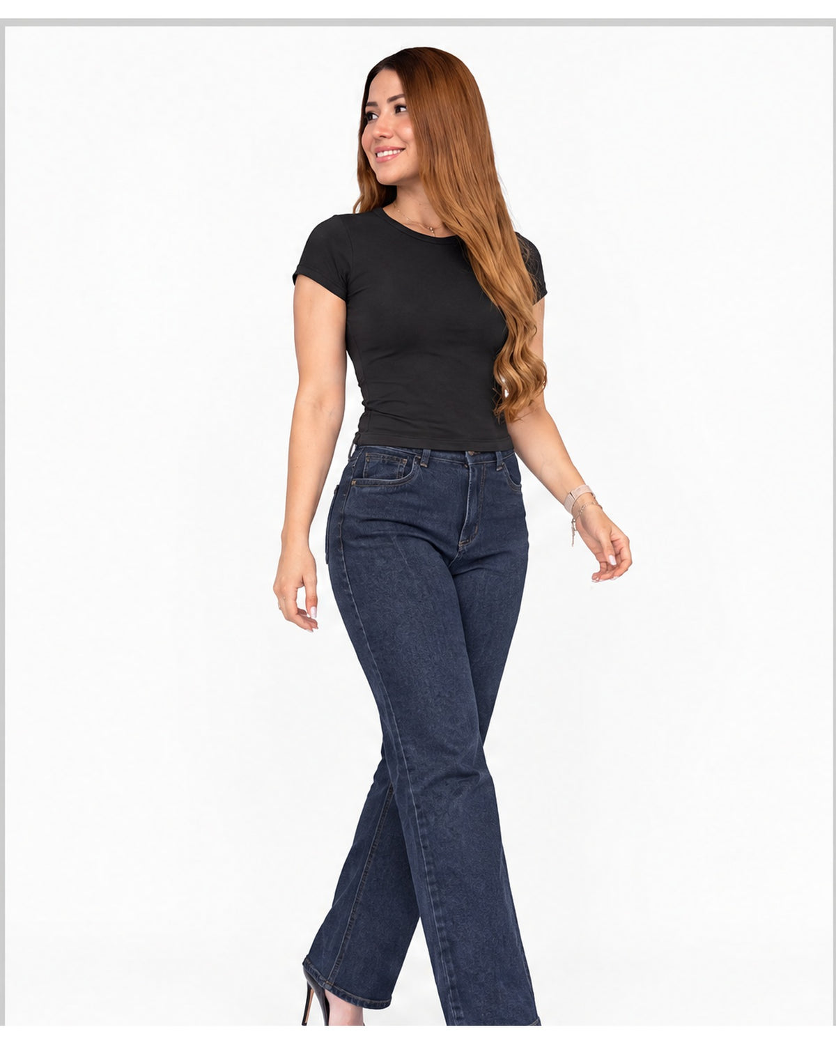 Blusa básica ajustada