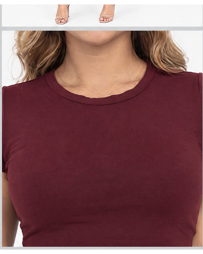 Blusa básica ajustada